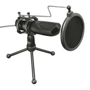 Mikrofon TRUST GXT 232 Mantis me tripod për streaming