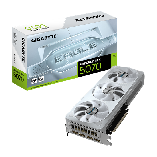 Kartelë Grafike GIGABYTE GeForce RTX 5070 EAGLE OC ICE SFF 12G
