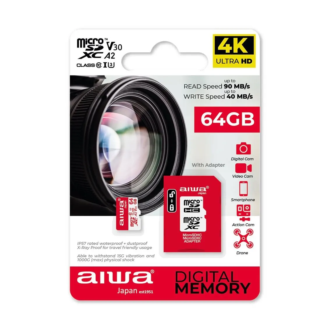 SD Kart Memorie AIWA MSDV30-64GB