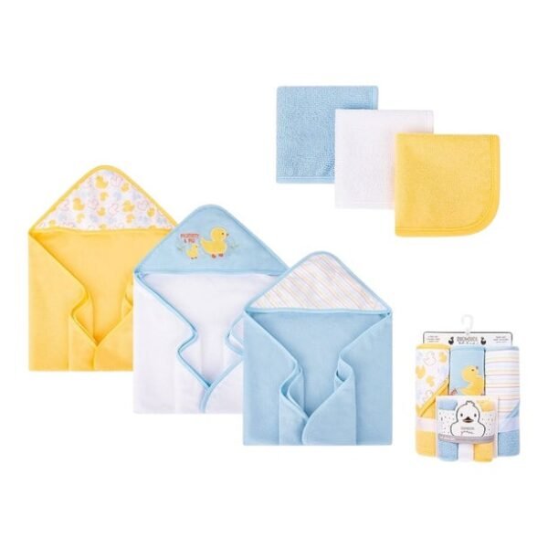 Set Peshqiresh (3 cope) dhe Mindilash (3 cope) per Bebe - Figura 4