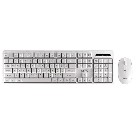 Set - Tastiere + Maus (2N1) MARVO WS005 WH