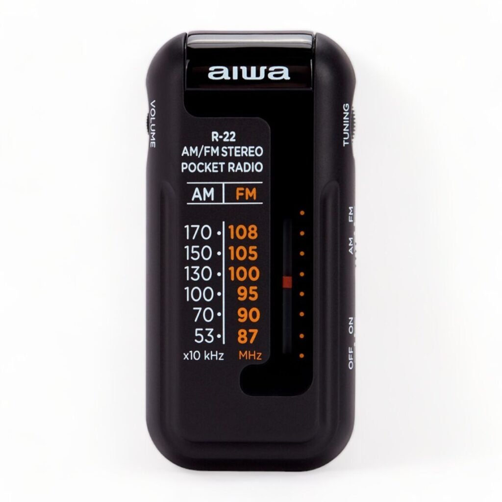 Radio Mini me Ze Hyperbass dhe Kufje AIWA R-22