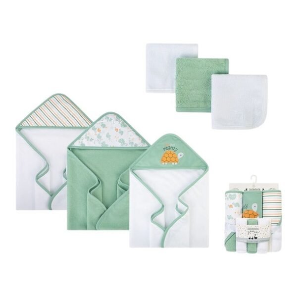 Set Peshqiresh (3 cope) dhe Mindilash (3 cope) per Bebe - Figura 7