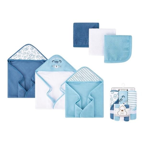 Set Peshqiresh (3 cope) dhe Mindilash (3 cope) per Bebe - Figura 8