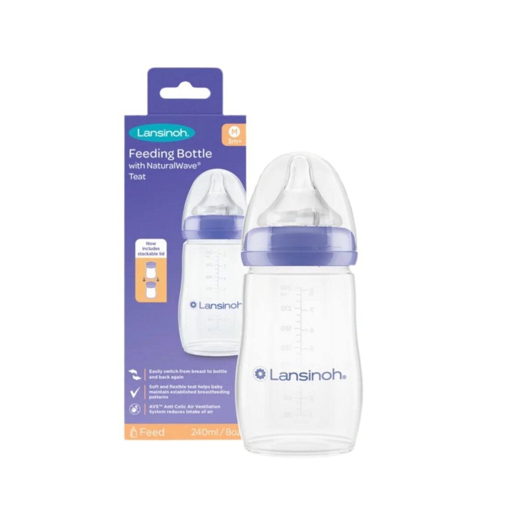 Shishe plastike Lansinoh per Foshnjat, 240 ml