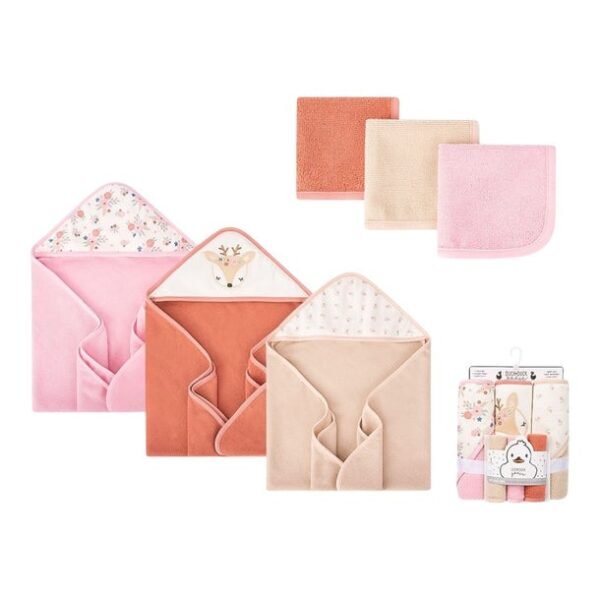 Set Peshqiresh (3 cope) dhe Mindilash (3 cope) per Bebe - Figura 5
