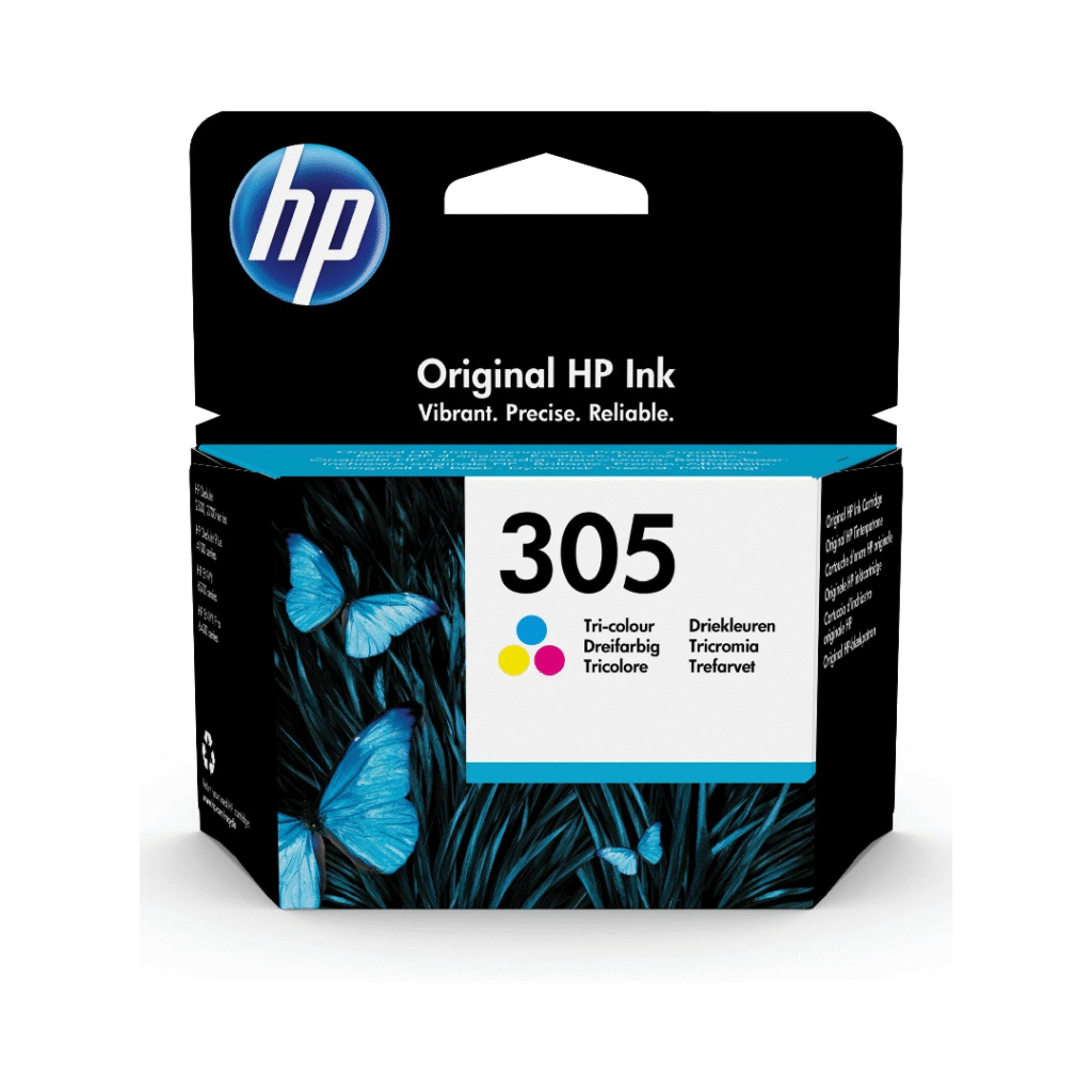 HP Ink Cartridge Nr.305, (Ngjyrë e kuqe, blu dhe verdhë)