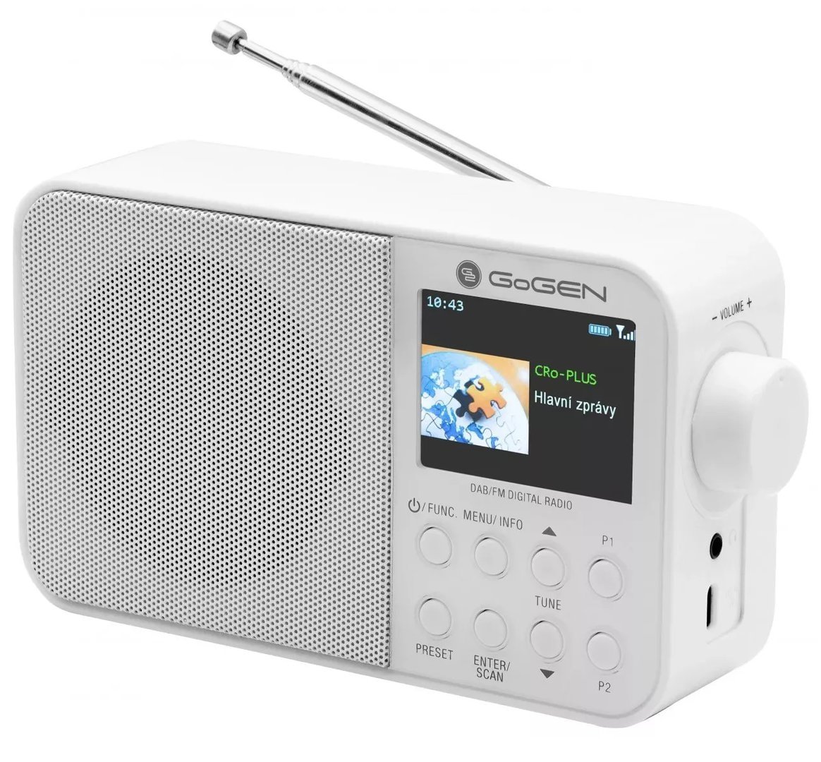 Radio Portative me DAB+, FM, LCD dhe Bluetooth GOGEN GOGDAB500BTCW