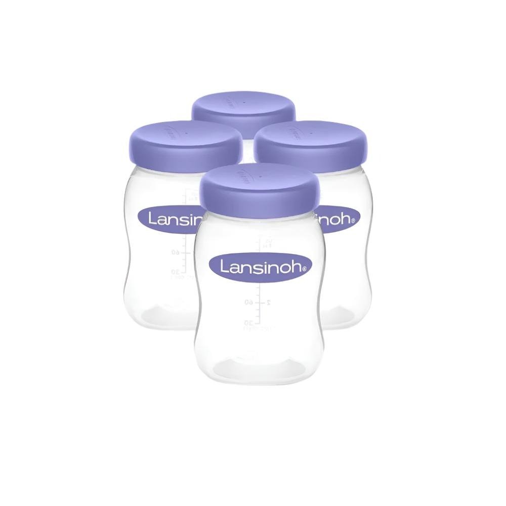 Shishe per ruajtjen e qumeshtit (Set 4pcs 160ml) - Lansinoh