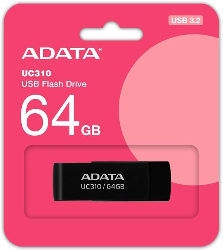 ADATA USB 64GB 3.2 UC310-RBK