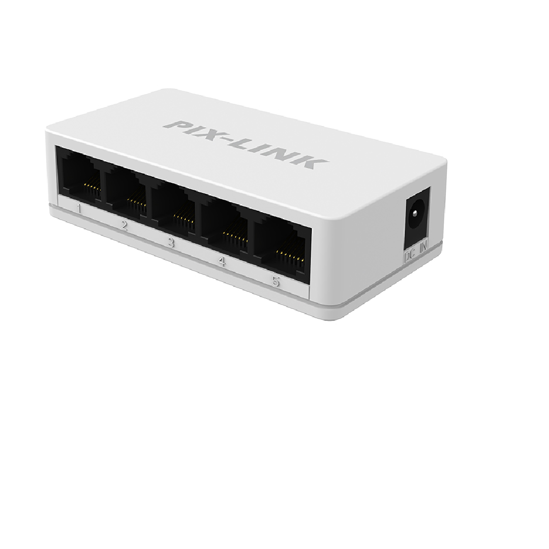 Pix Link 5-Port 10/100Mbps Desktop Swith SW05S