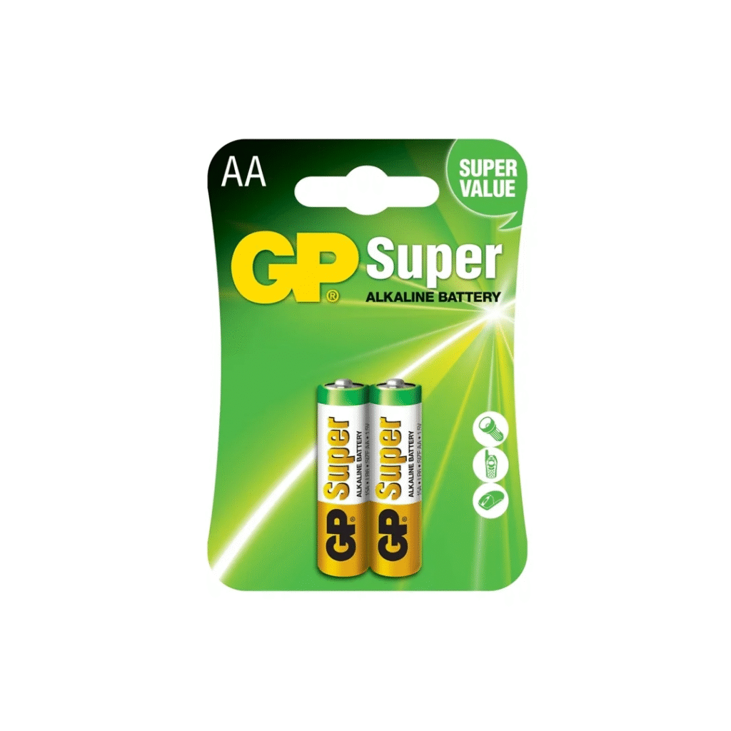 GP Bateri Super Alkaline AA 1/2 GP15A-2UE2