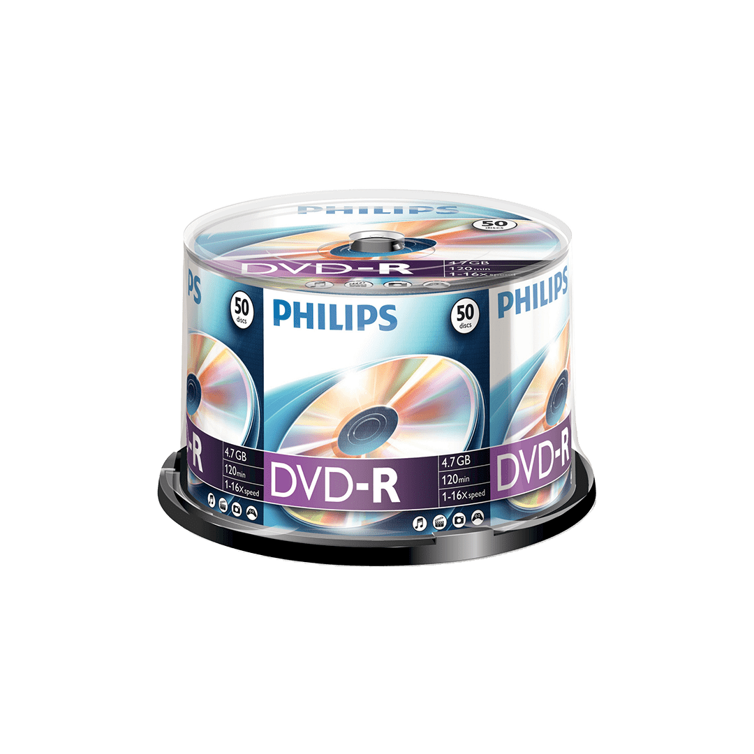 Philips DVD-R 4,7GB 16x SP (50)