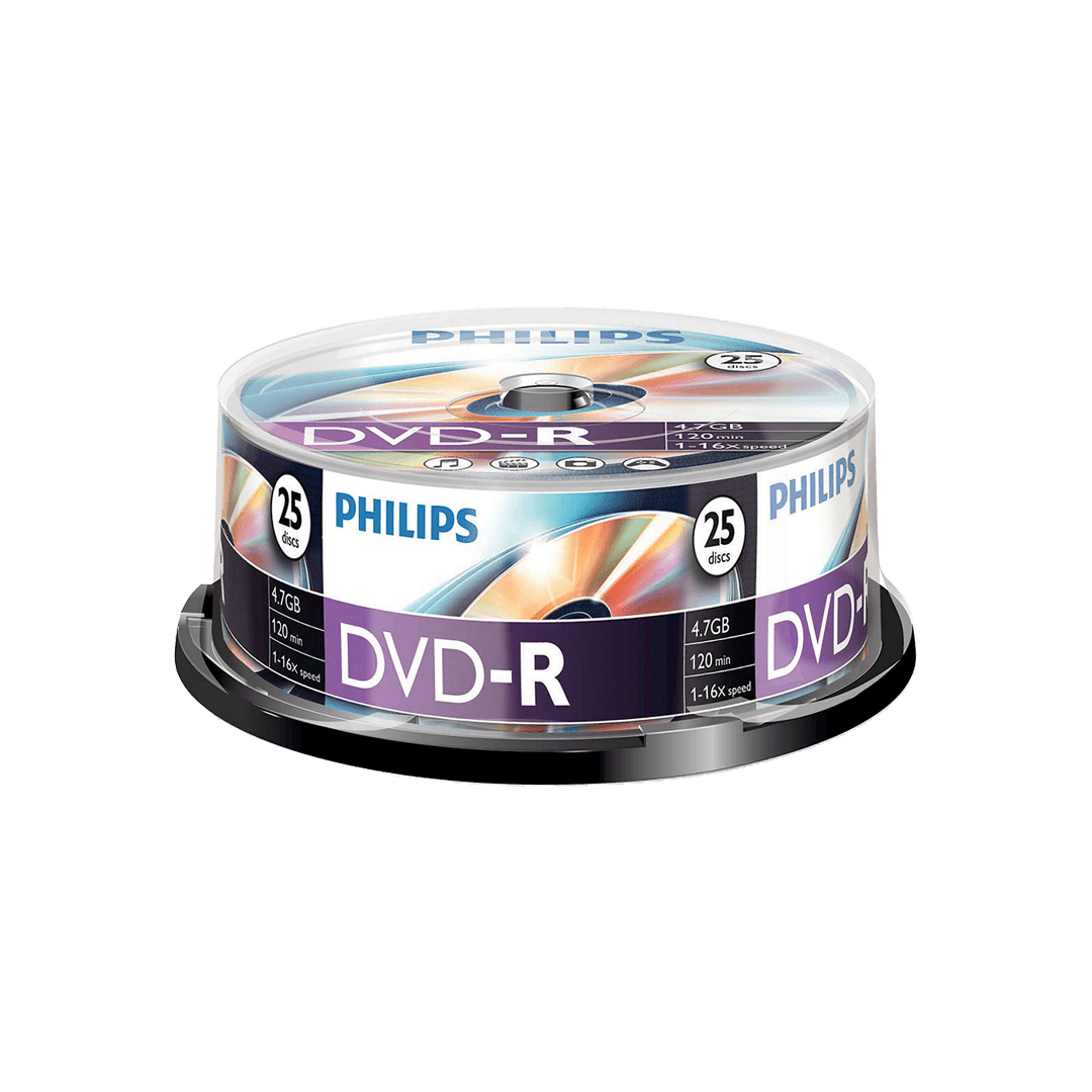 Philips DVD-R 4,7GB 16x SP (25)