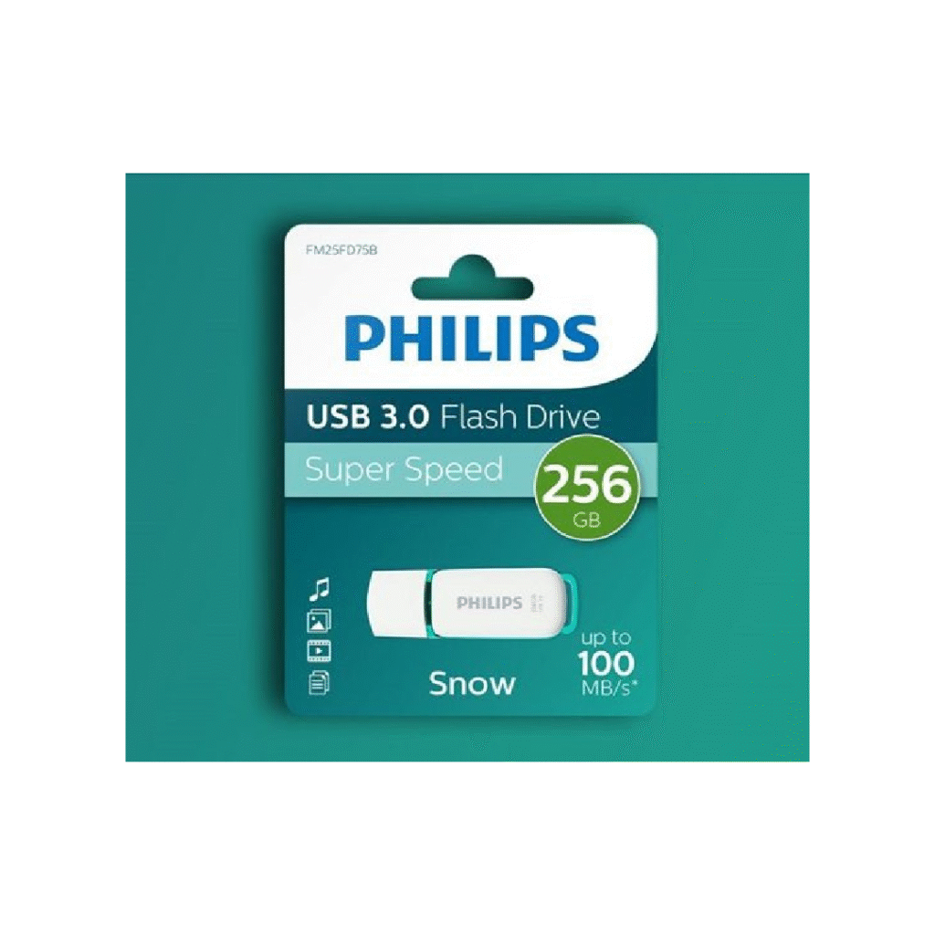 USB 3.0 Flash Drive Philips, 256GB Snow Edition