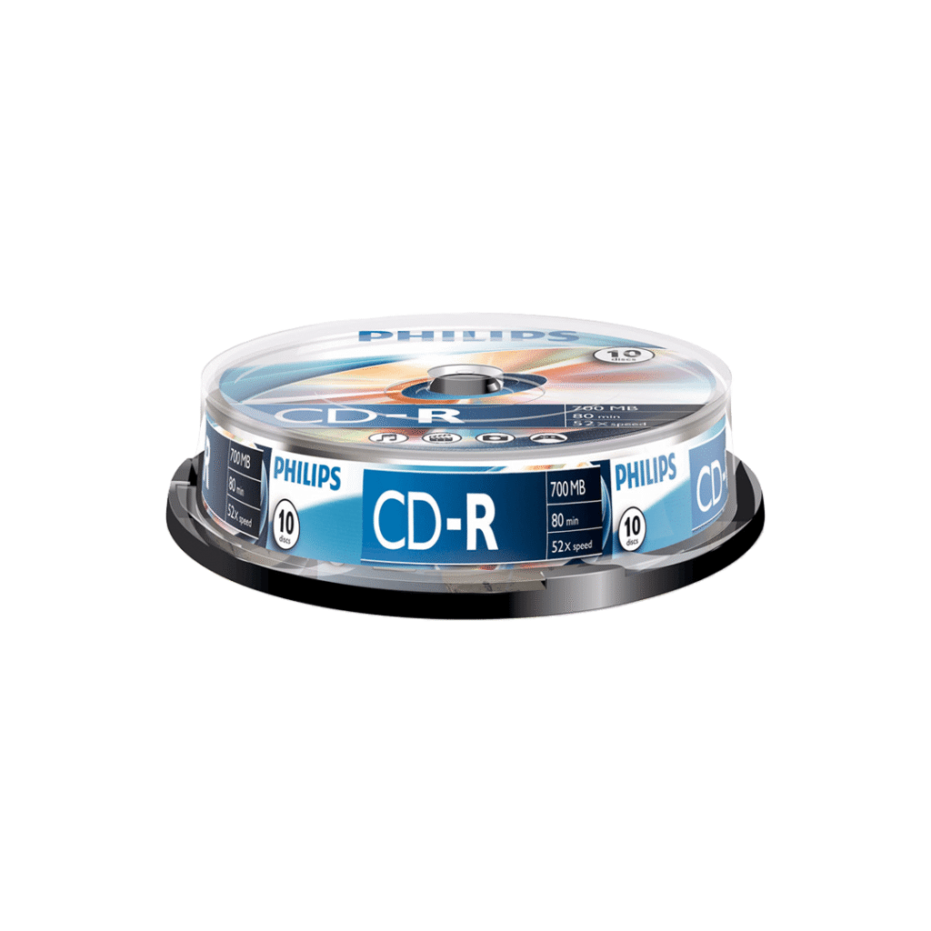 Philips CD-R 80Min 700MB 52x SP (10)