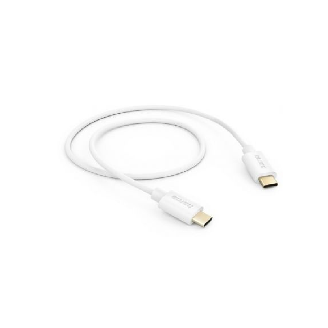Kabllo HAMA USB Type-C – USB Type-C, 1.0 m, e bardhë 201590