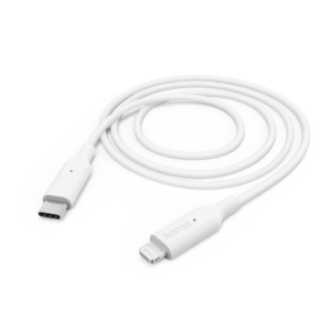Kabllo Hama Fast Charge, USB-C në lightning, 1 m, e bardhë 201598