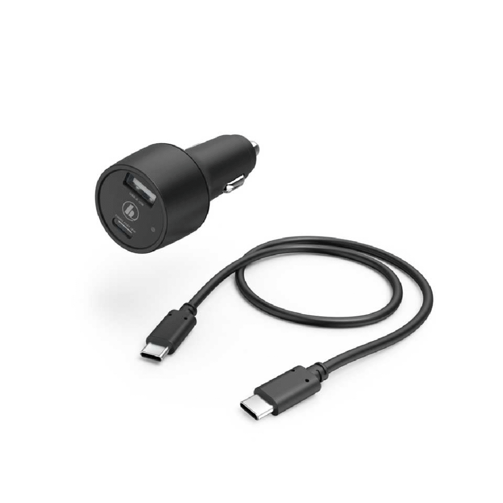Karikues HAMA USB-C, USB-A, PD / Qualcomm®, 30 W, Kabllo USB-C 1 m, e zezë 210522