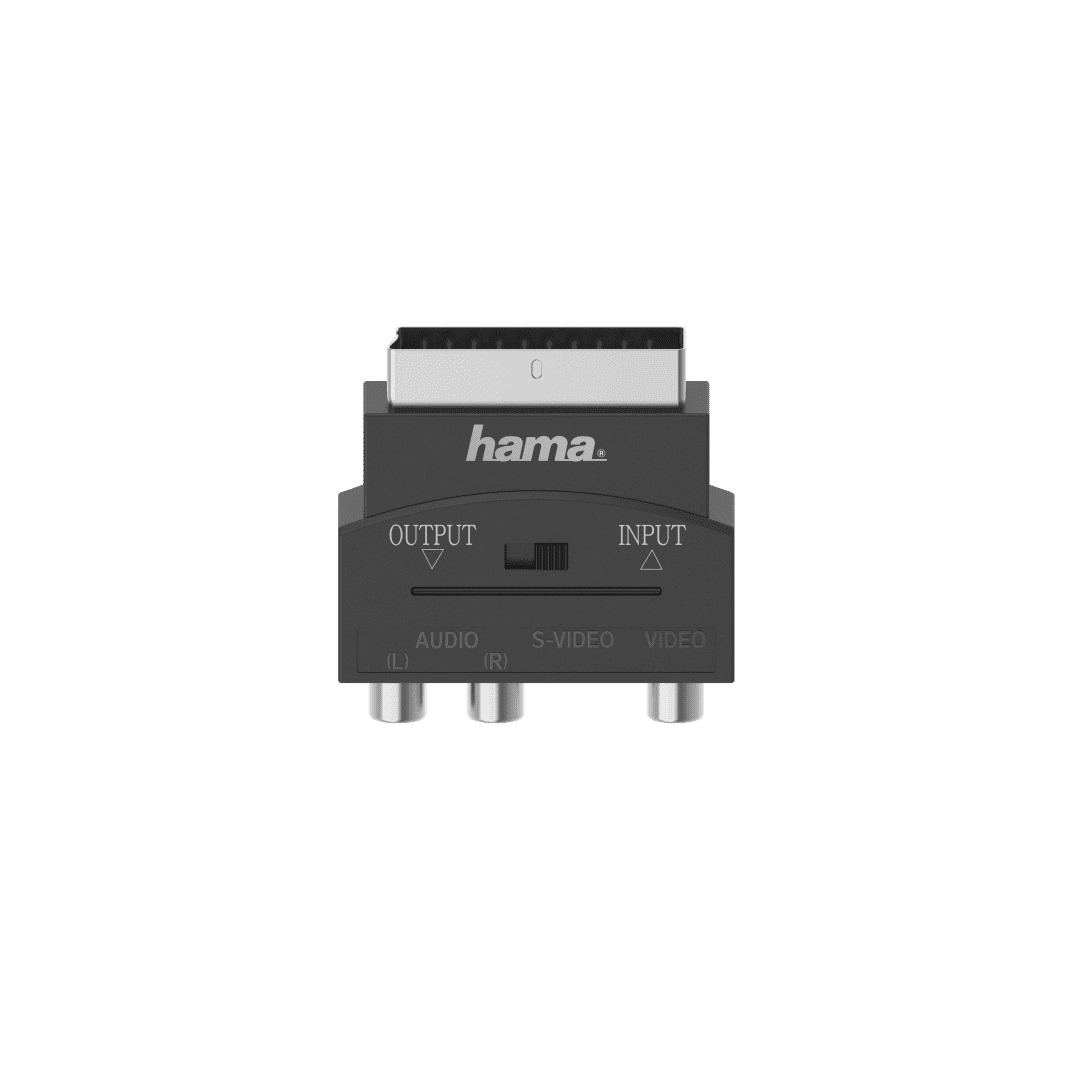 Adapter Hama Video, S-VHS, RCA, Skart, i zi