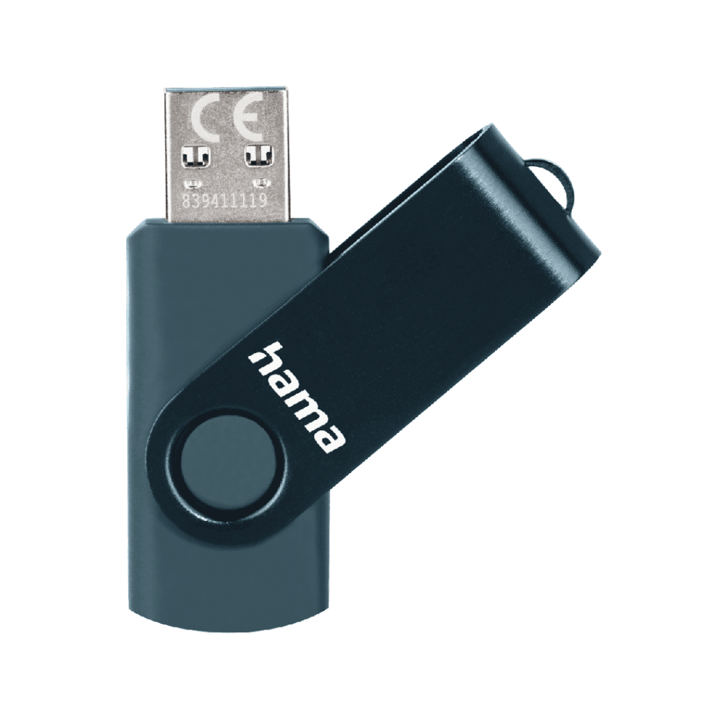 USB Hama “Rotate”, 3.0, 128GB, 90MB/s, kaltër e errët 182465