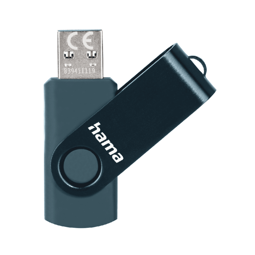 USB Hama “Rotate”, 3.0, 32GB, 70MB/s, kaltër e errët 182463