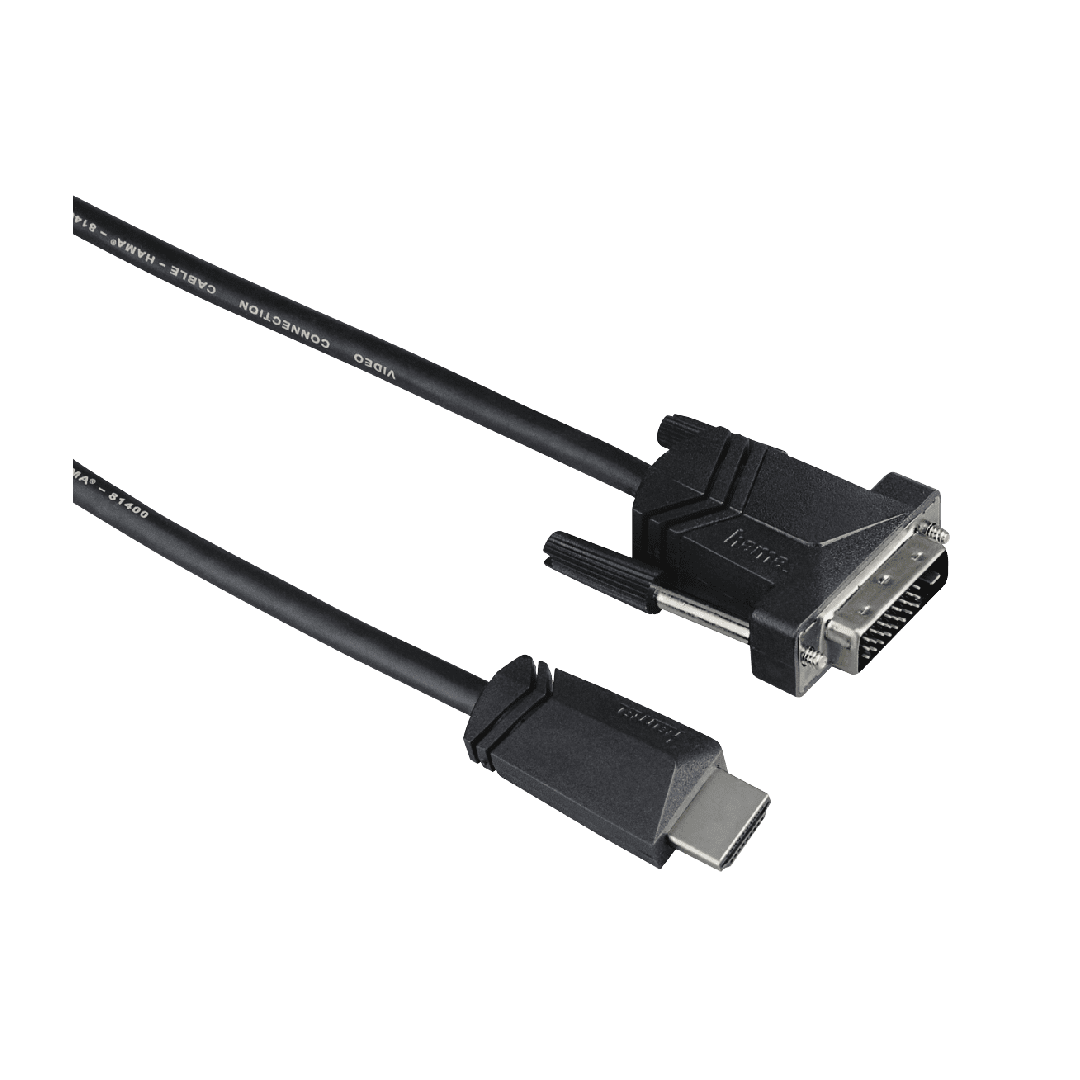 Kabllo Hama, HDMI – DVI / D , 1.5m, 205018