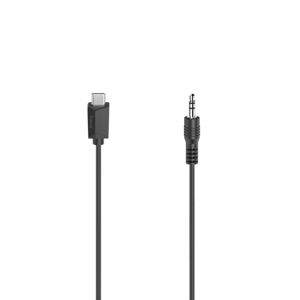 Kabllo audio Hama, USB-C – 3,5 mm, stereo, 0,75 m 200729