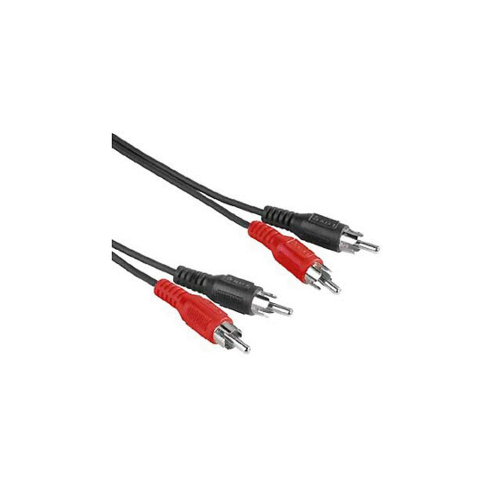 Kabllo Audio Hama 2x RCA në 2x RCA, 2.5 m