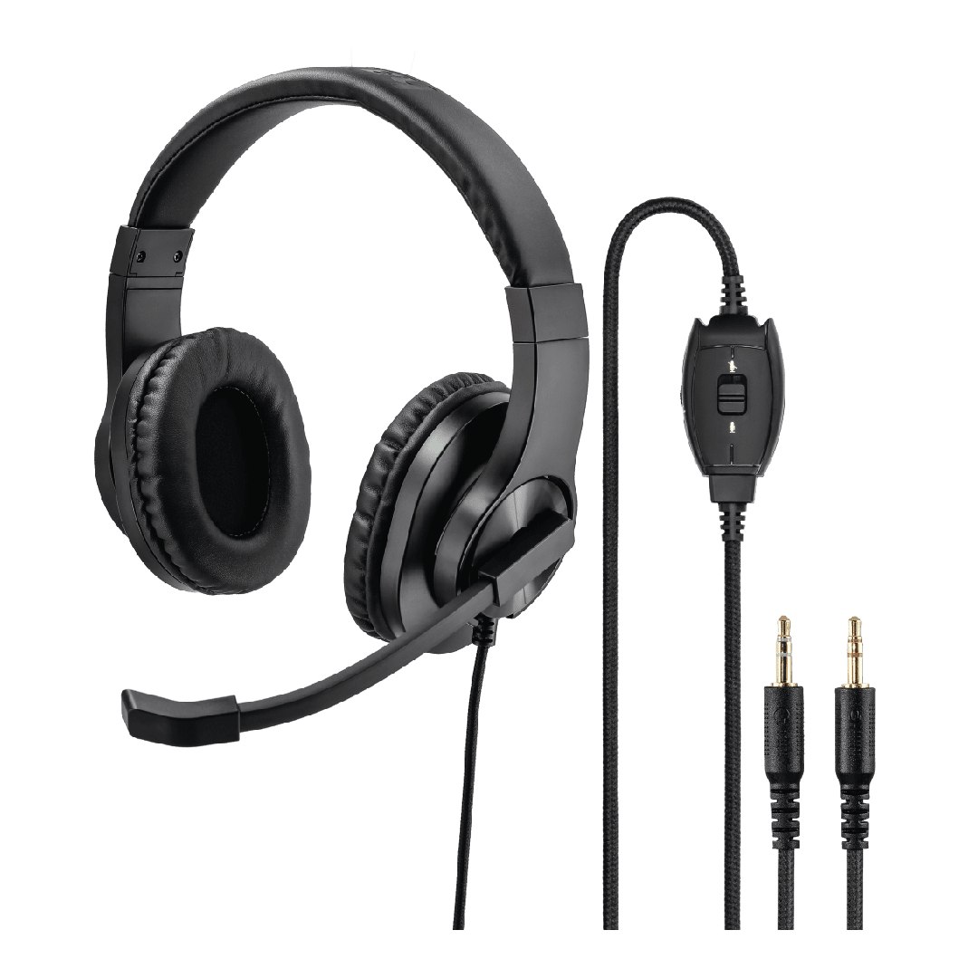 Kufje Hama “HS-P300” PC për zyrë, stereo, të zeza 139925