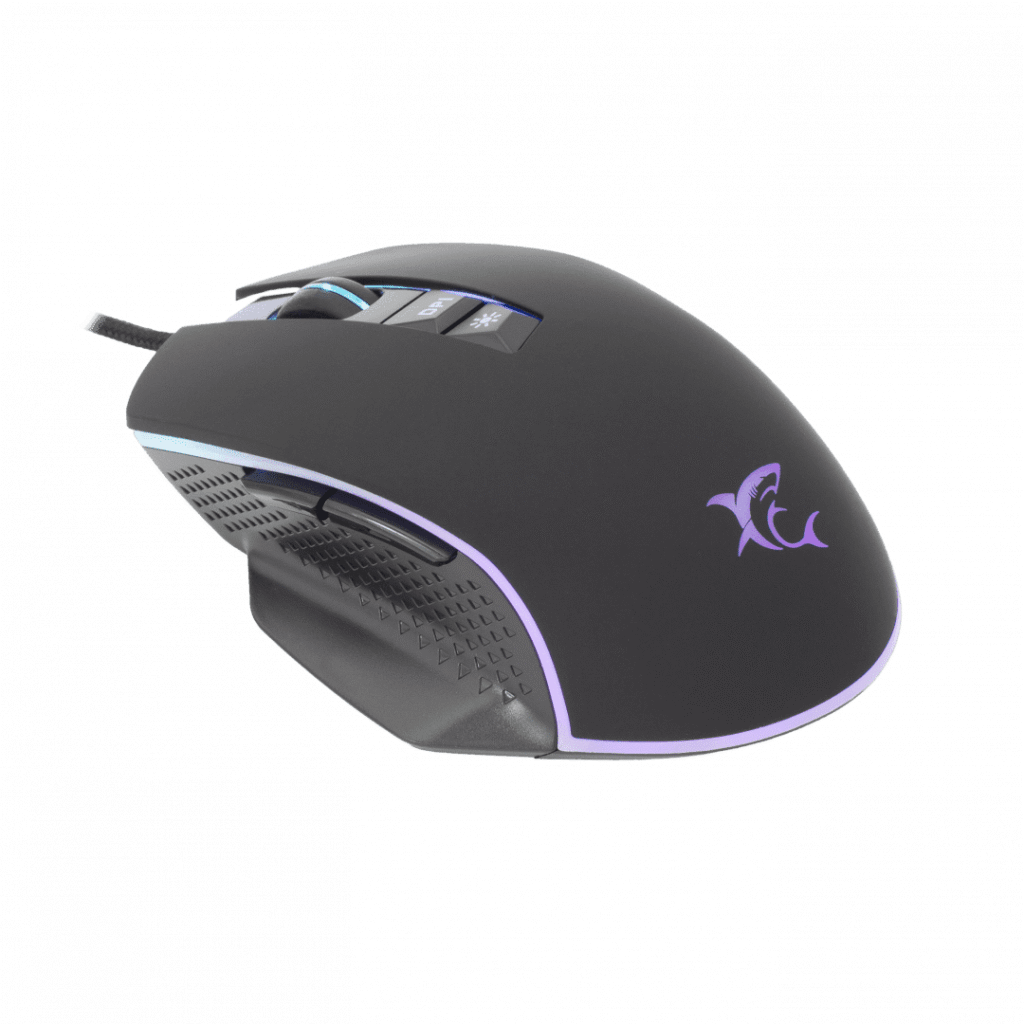 Maus Gaming White Shark, Gareth, GM-5009, 6400DPI, RGB