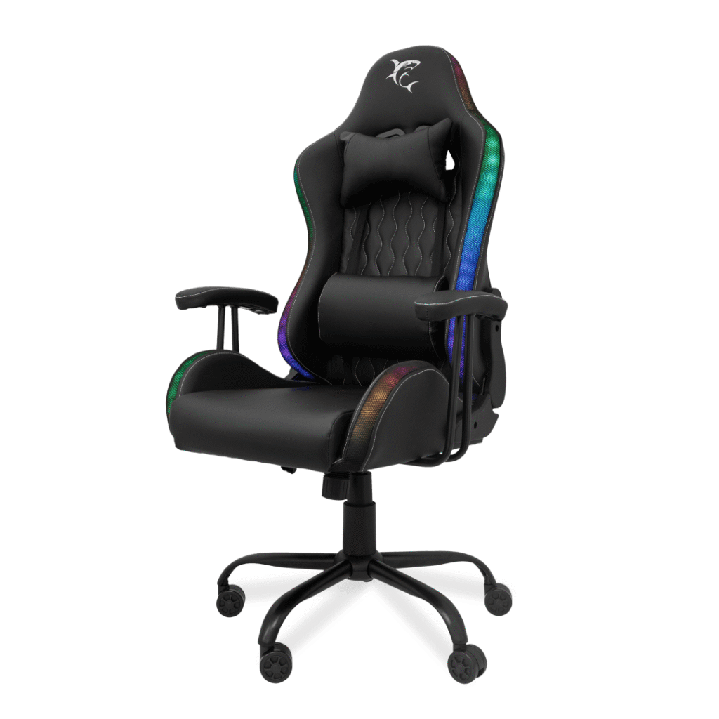 Karrige Gaming White Shark INDIANAPOLIS RGB, e zezë