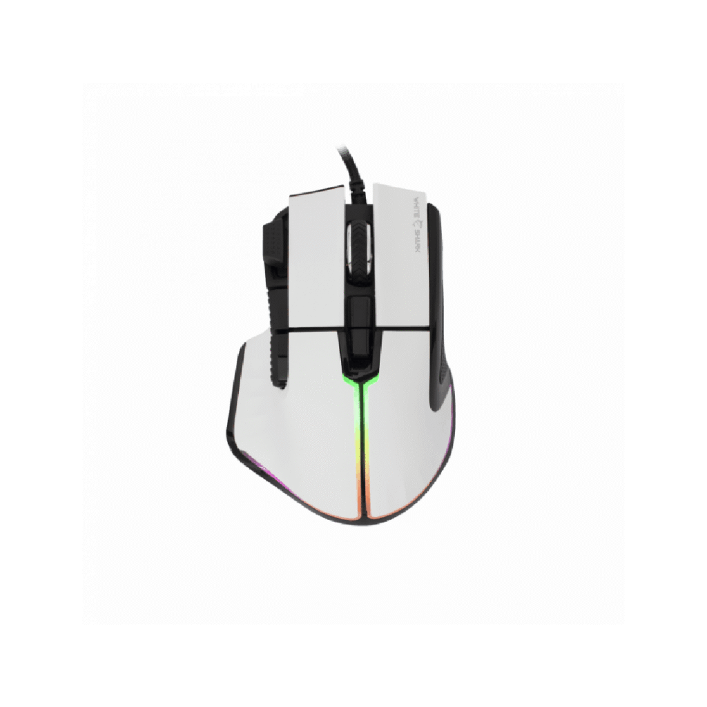 Maus Gaming White Shark, Marrok , GM-9006, 12000DPI, RGB