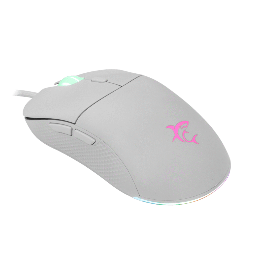 Maus Gaming White Shark, Bagdemagus, GM-5010, 7200DPI, RGB