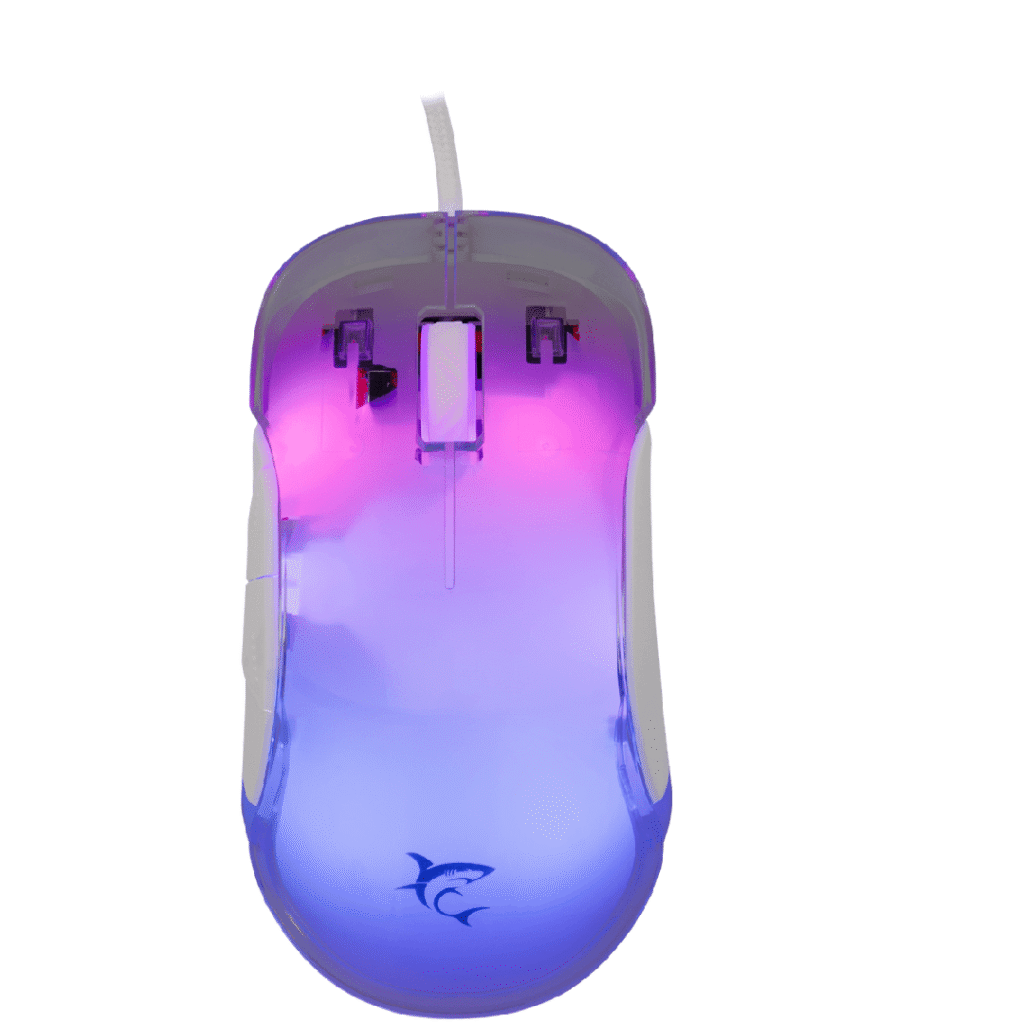 Maus Gaming White Shark, GM-5017 Mordred, 12800dpi, I bardhë