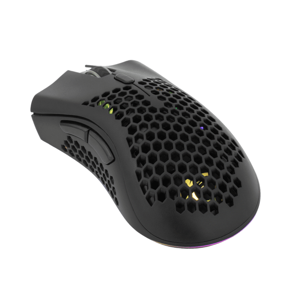 Maus Gaming White Shark, Lionel, GM-5012, 10000DPI, RGB, Wireless