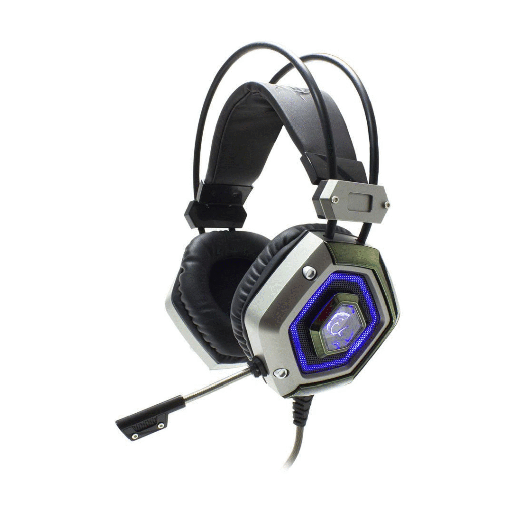 Kufje Gaming White Shark Lion GH-1841