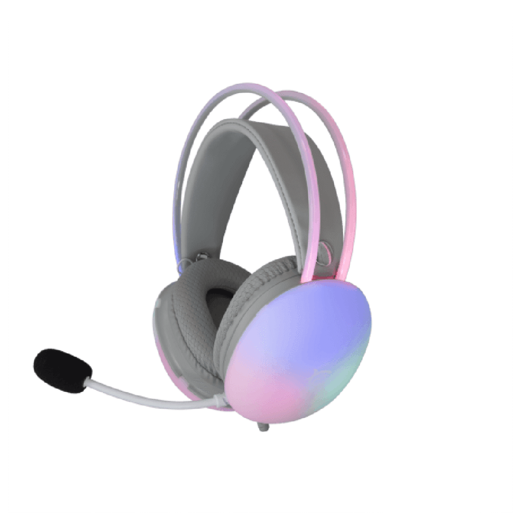 Kufje Gaming White Shark GH-2342 Firefly, RGB TË BARDHA