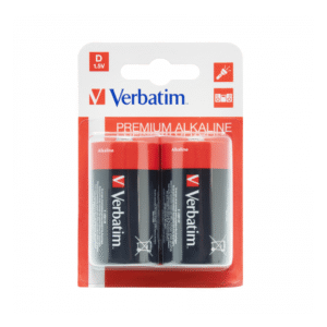 Bateri D Verbatim Premium Alkaline 1.5V