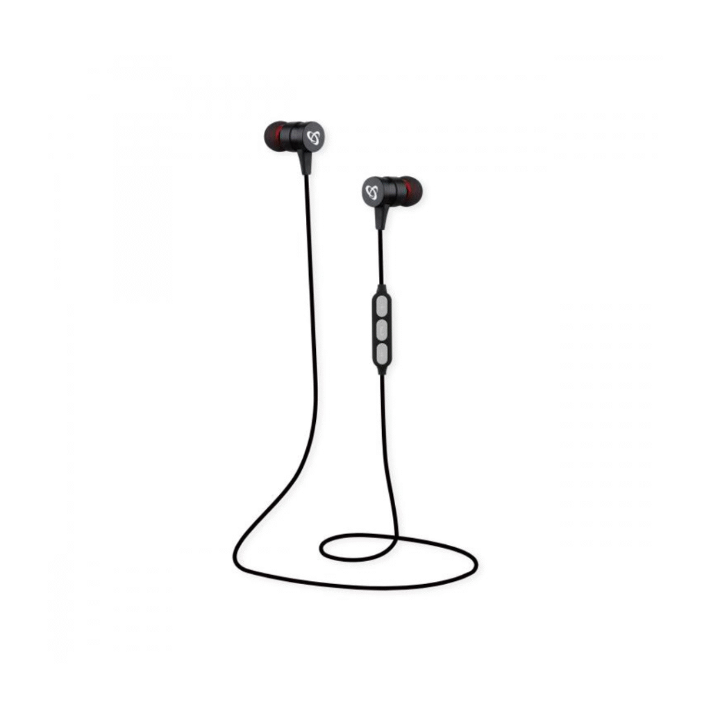 Dëgjuese me mikrofon SBOX, EP-BT10, bluetooth, te zeza