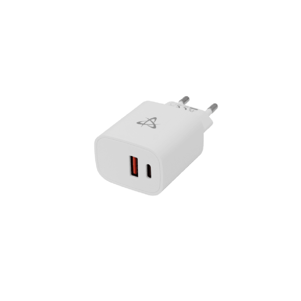 Kokë karikuese Sbox HC-693, USB-A, USB-C, Qualcom 3.0, PD, 20W, e bardhë