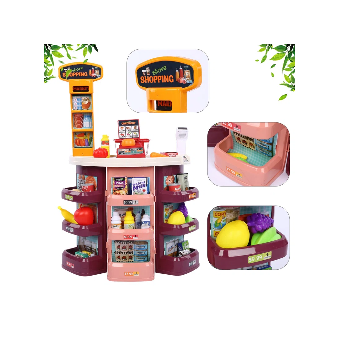 Lodër për Fëmijë – Shtëpizë Loje “Super Market” KL03-2