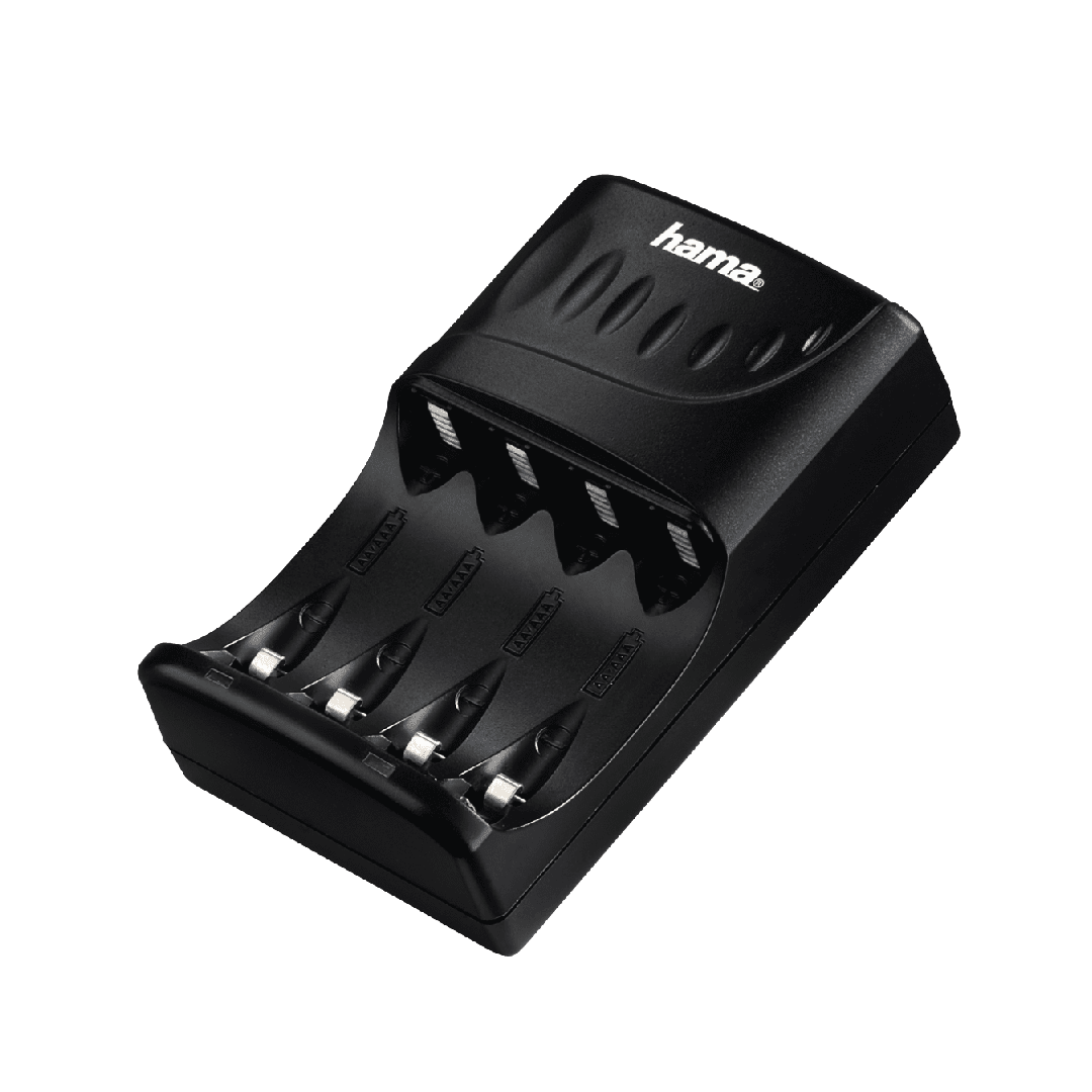 Karikues për bateri Hama AAA dhe AA, i zi 223553