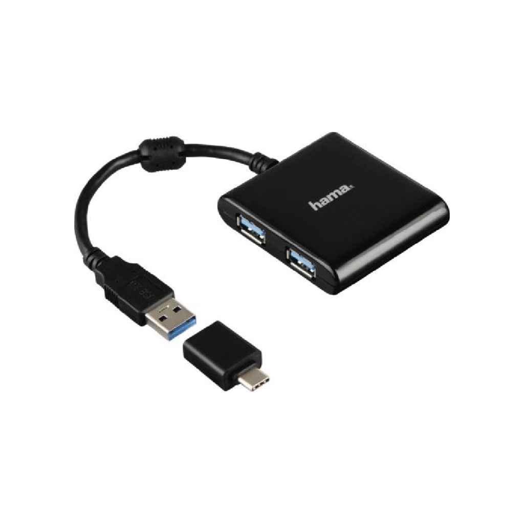 Hama USB Hub Adapter 4 Porte USB 3.1, USB Type-C, 12325