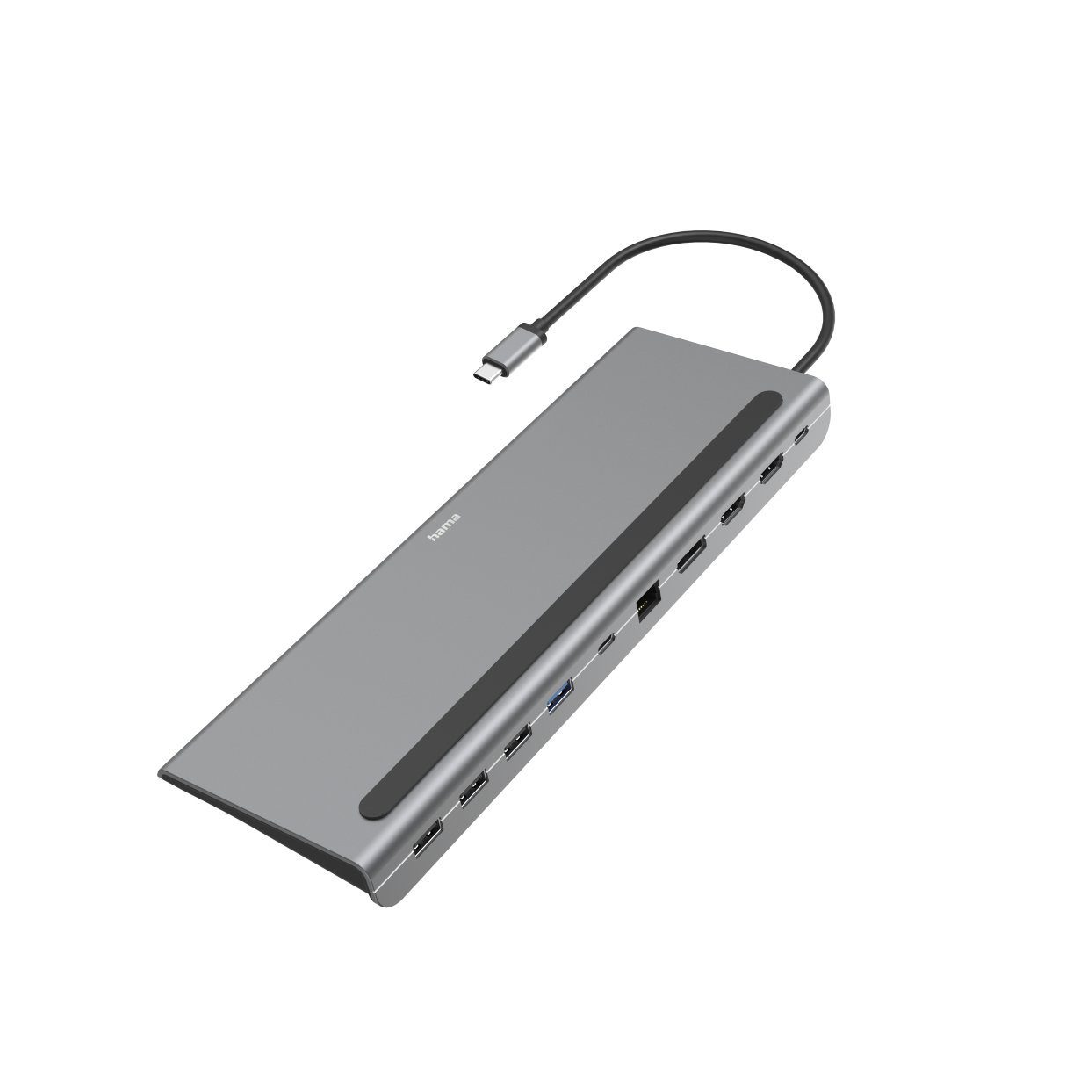 Hama USB-C-Docking-Station, “Connect2Office Pro”, 10 Porte 200100