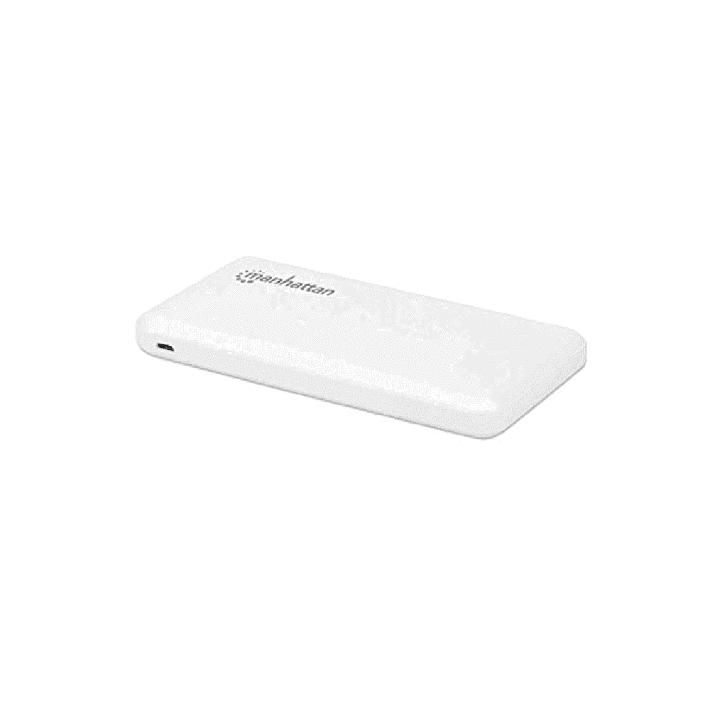 Power bank Manhattan 10.000 mAh, e bardhë 406277