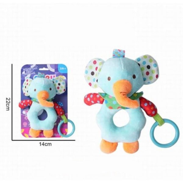 Lodër pelushi për foshnje, elefant - Figura 2
