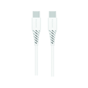 Kabllo Swissten TPE USB-C/USB-C, PD, 5A, (100W,) 1,5m, e bardhë
