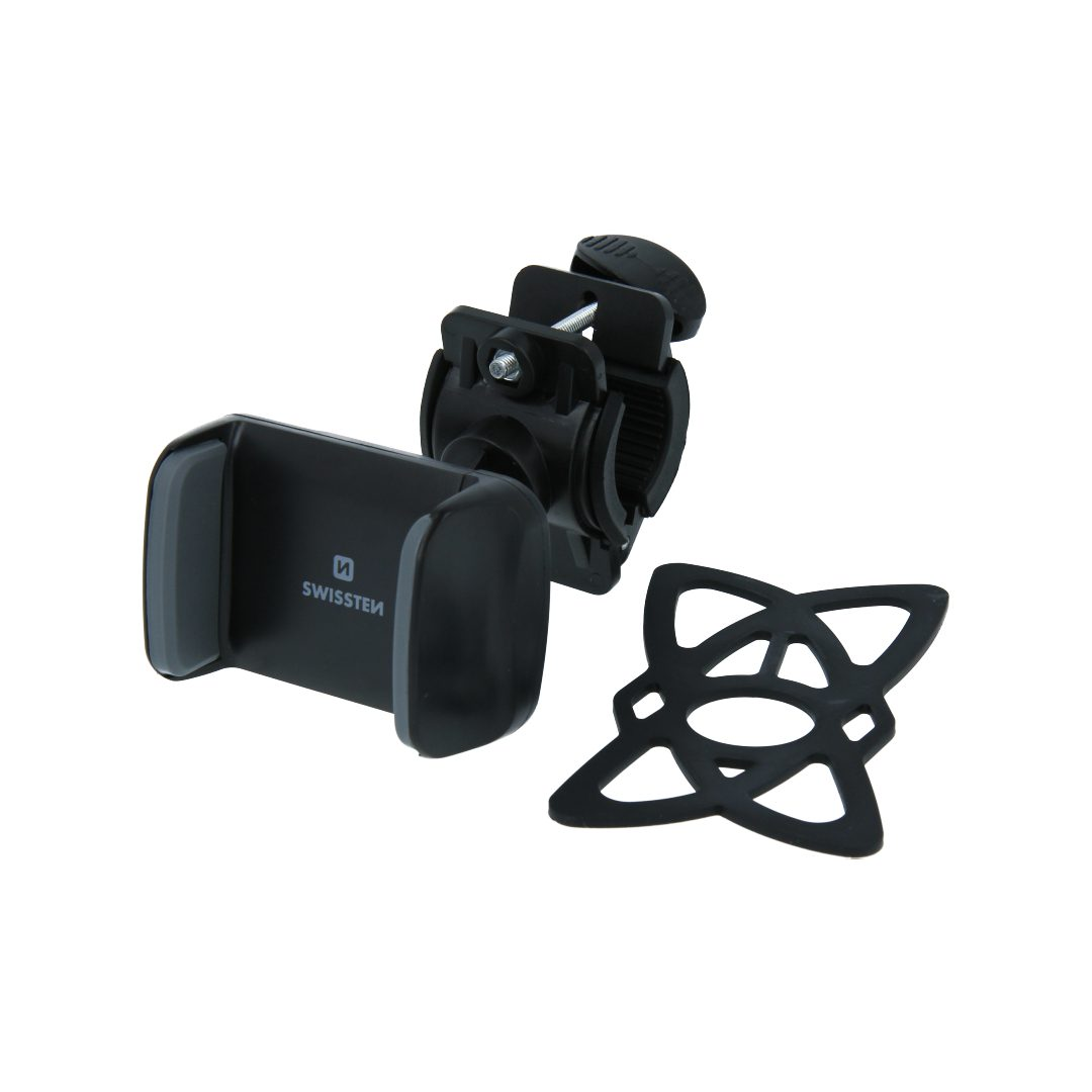 Mbajtëse për celular në biçikletë Swissten, S-GRIP BCCL1, e zezë