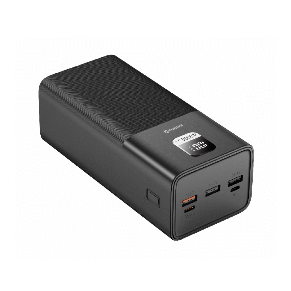 Power Bank Swissten 40.000mAh, 100W Laptop,Tablet,Celular